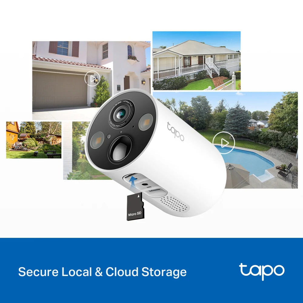 TC85 Series| Solar/Battery Outdoor Camera, 2K 4MP, Colour Night Vision, Free AI Detection - Image 5