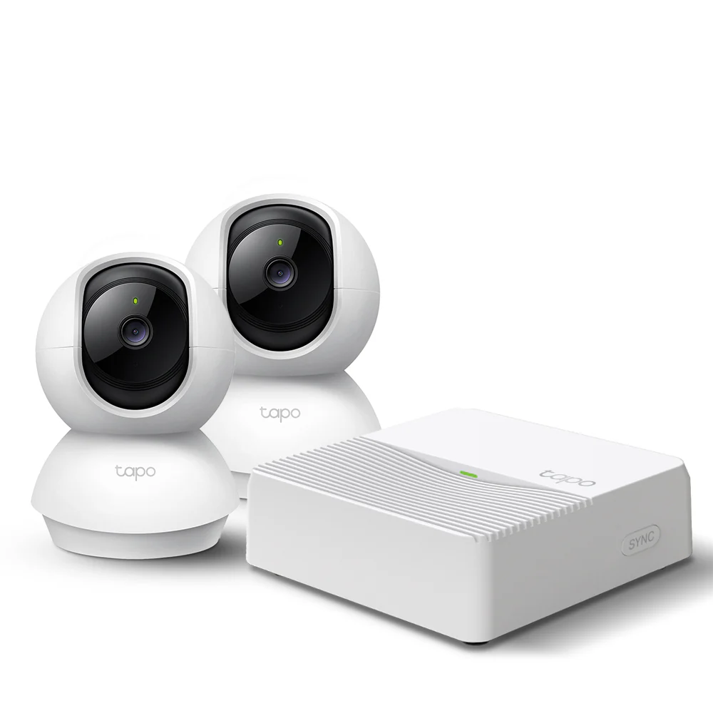 Tapo 2K Indoor Camera Kit, 2 Cameras
