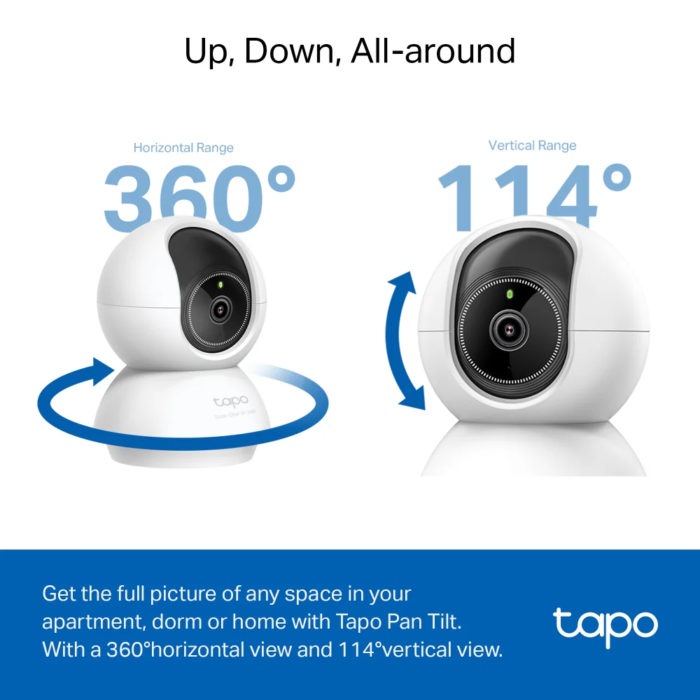 Tapo 3K Indoor Camera Kit, 2 Cameras - Image 14