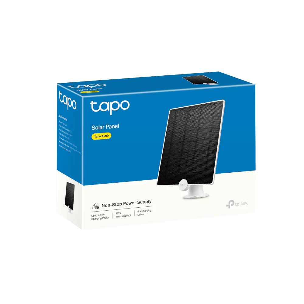 Tapo A200 | Solar Panel, 4.5W Charging, IP65 Weatherproof - Image 8
