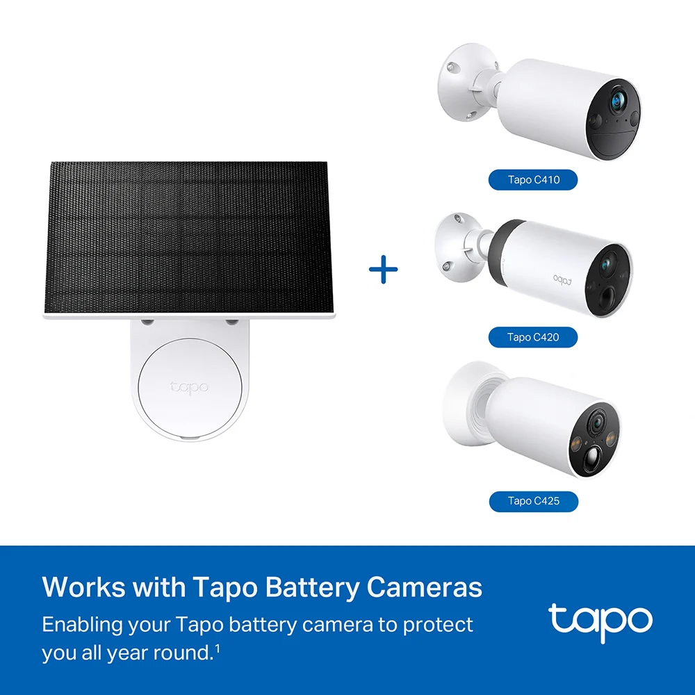Tapo A201 | Solar Panel, Type-C Charging, IP65 Weatherproof - Image 4