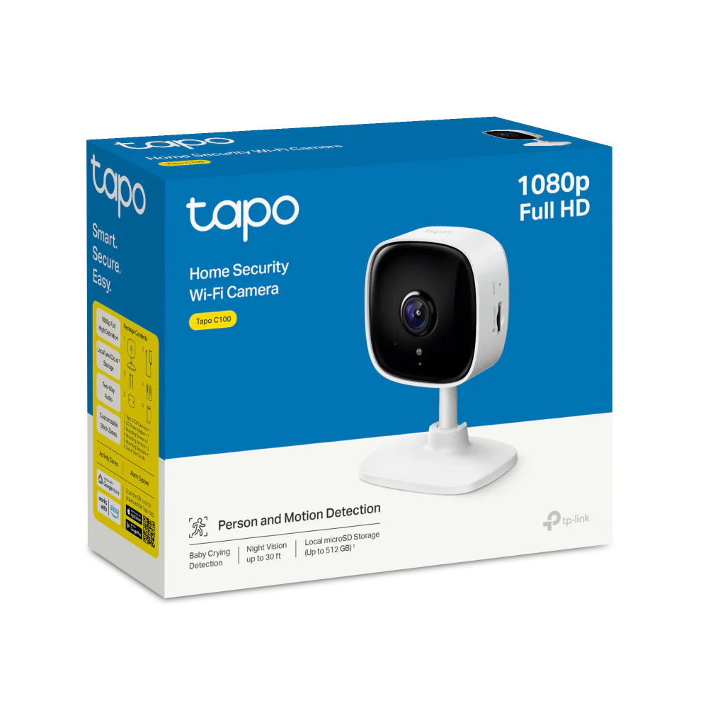 Tapo C100 | Home Security Wi-Fi Camera, 1080P, Advanced Night Vision, Two-Way Audio - Image 8