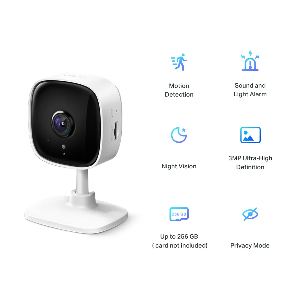 Tapo C110 | Home Security Wi-Fi Camera, 2K 3MP, Night Vision - Image 2