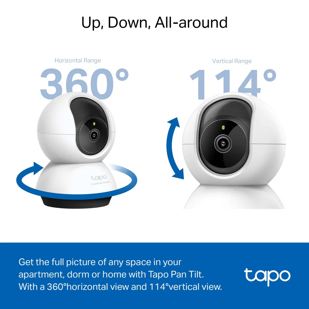Tapo C220 | Pan/Tilt AI Home Security Wi-Fi Camera, 2K 4MP, Free AI Detection, Two-Way Audio - Image 4