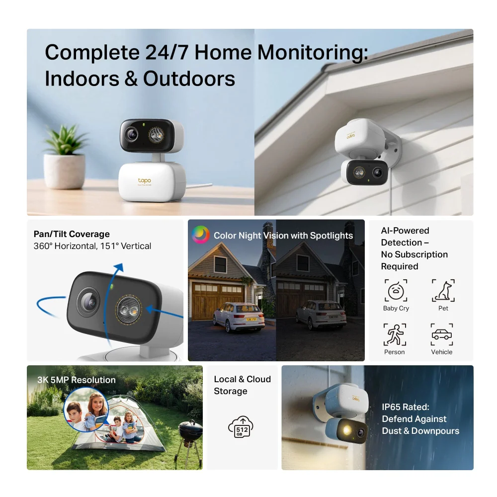 Tapo C236 | Indoor/Outdoor Security Wi-Fi Camera, 3K 5MP, AI Detection - Image 4