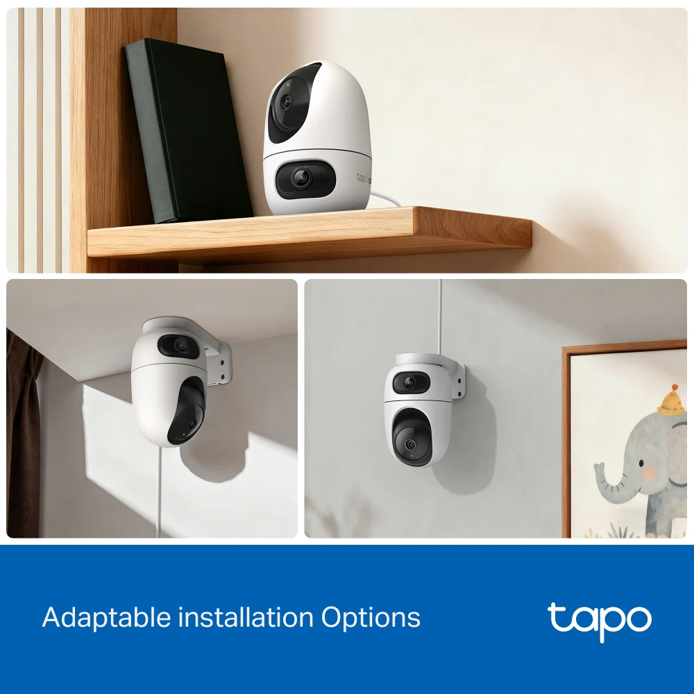 Tapo C245D | Dual-Lens Pan/Tilt Security Camera, Dual 2K, AI Detection - Image 11