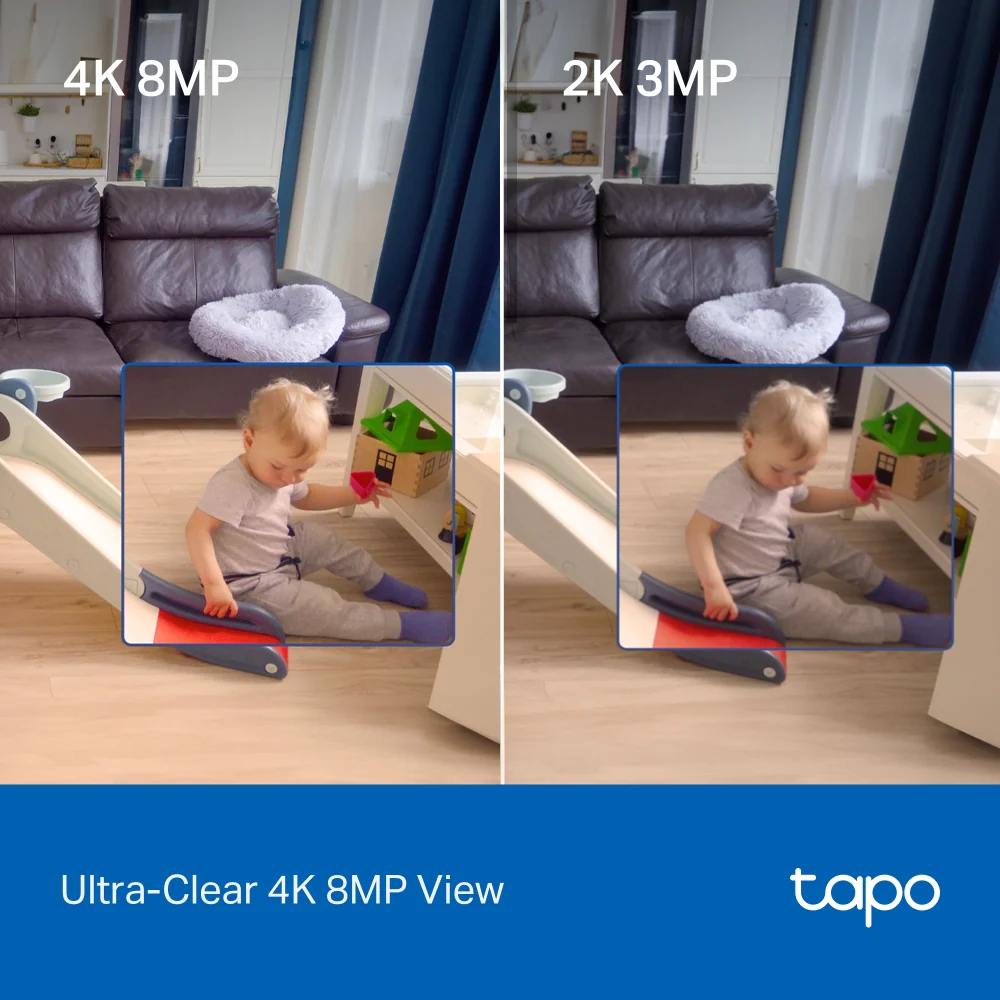 Tapo C250 | Pan/Tilt AI Home Security Wi-Fi Camera, 4K 8MP, AI Detection - Image 4