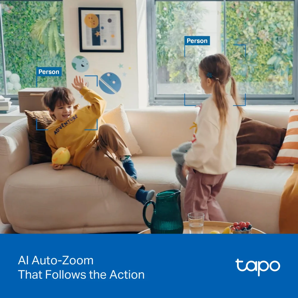 Tapo C250 | Pan/Tilt AI Home Security Wi-Fi Camera, 4K 8MP, AI Detection - Image 5