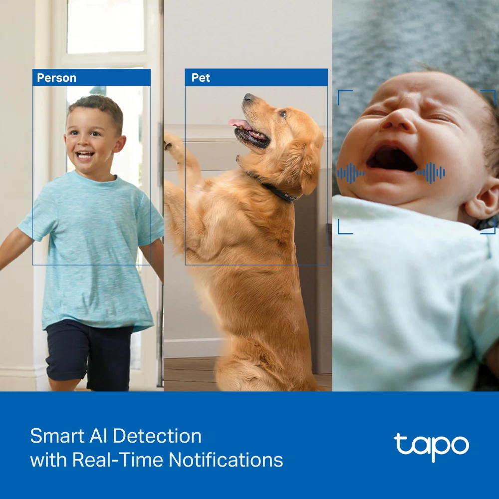 Tapo C250 | Pan/Tilt AI Home Security Wi-Fi Camera, 4K 8MP, AI Detection - Image 6