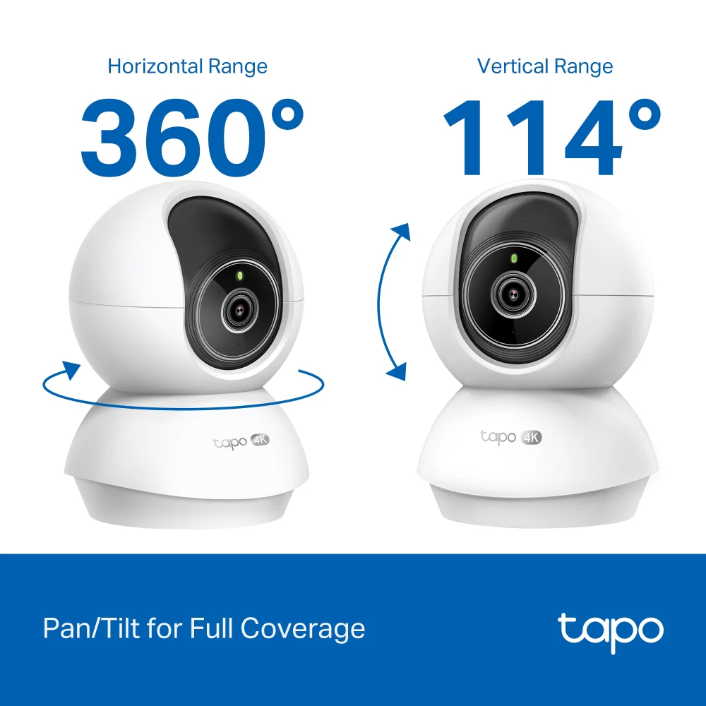 Tapo C250 | Pan/Tilt AI Home Security Wi-Fi Camera, 4K 8MP, AI Detection - Image 7