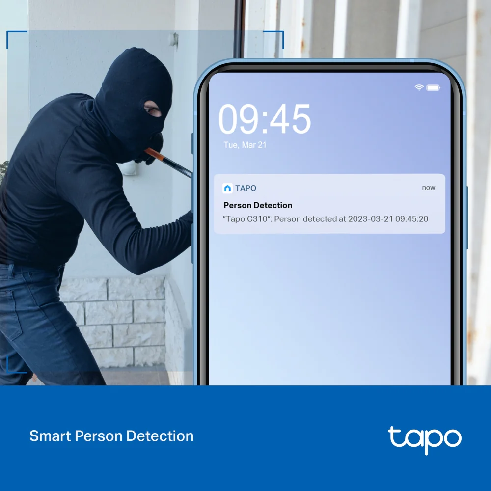 Tapo C310 | Outdoor Security Wi-Fi Camera, 2K 3MP, 24/7, Two-Way Audio, Advanced Night Vision - Image 4