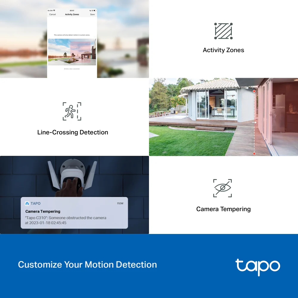 Tapo C310 | Outdoor Security Wi-Fi Camera, 2K 3MP, 24/7, Two-Way Audio, Advanced Night Vision - Image 5
