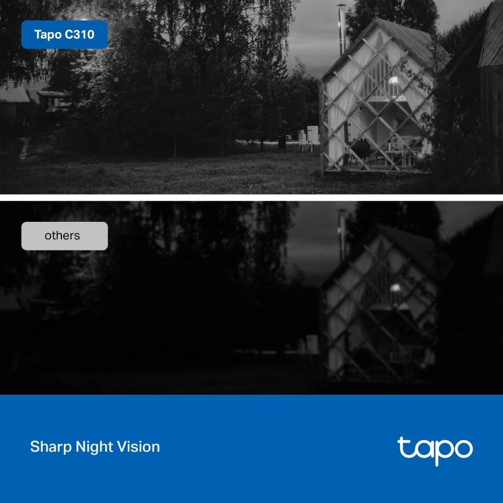 Tapo C310 | Outdoor Security Wi-Fi Camera, 2K 3MP, 24/7, Two-Way Audio, Advanced Night Vision - Image 6