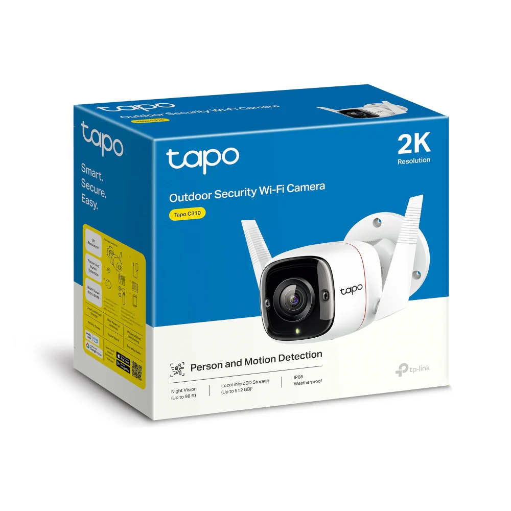 Tapo C310 | Outdoor Security Wi-Fi Camera, 2K 3MP, 24/7, Two-Way Audio, Advanced Night Vision - Image 8
