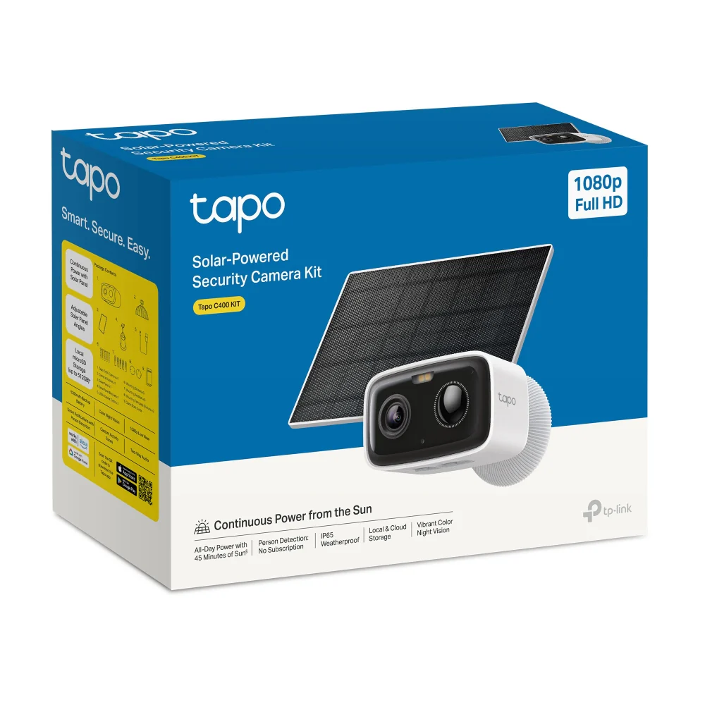 Tapo C400 KIT | Solar Security Camera Kit, 1080P, Night Vision - Image 3