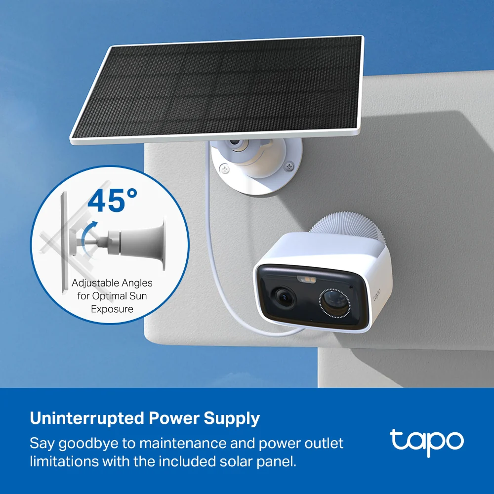 Tapo C400 KIT | Solar Security Camera Kit, 1080P, Night Vision - Image 4