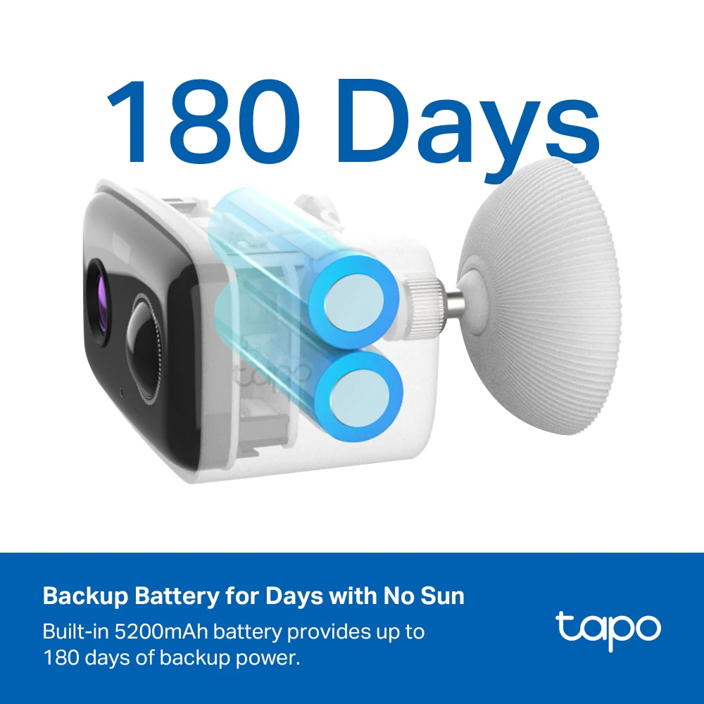 Tapo C400 KIT | Solar Security Camera Kit, 1080P, Night Vision - Image 5