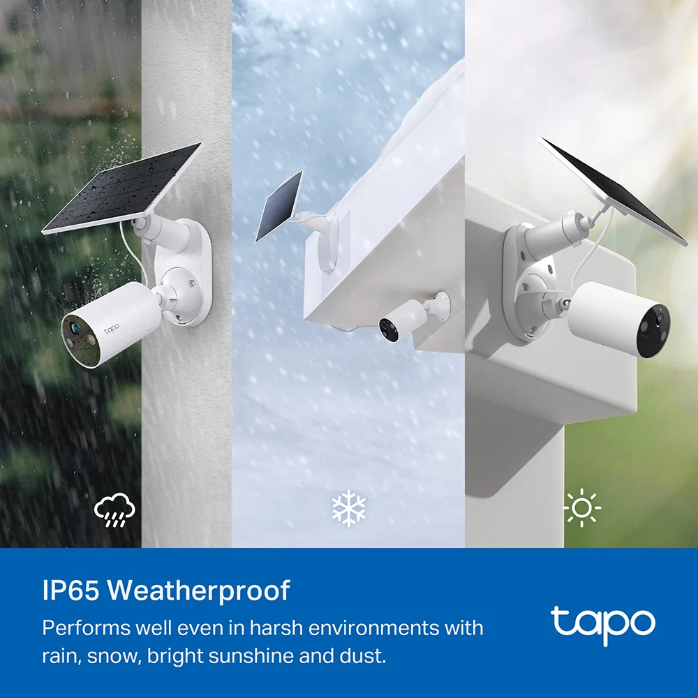 Tapo C410 KIT | Solar-Powered Security Camera Kit, 2K 3MP, Night Vision, Two Way Audio - Image 12