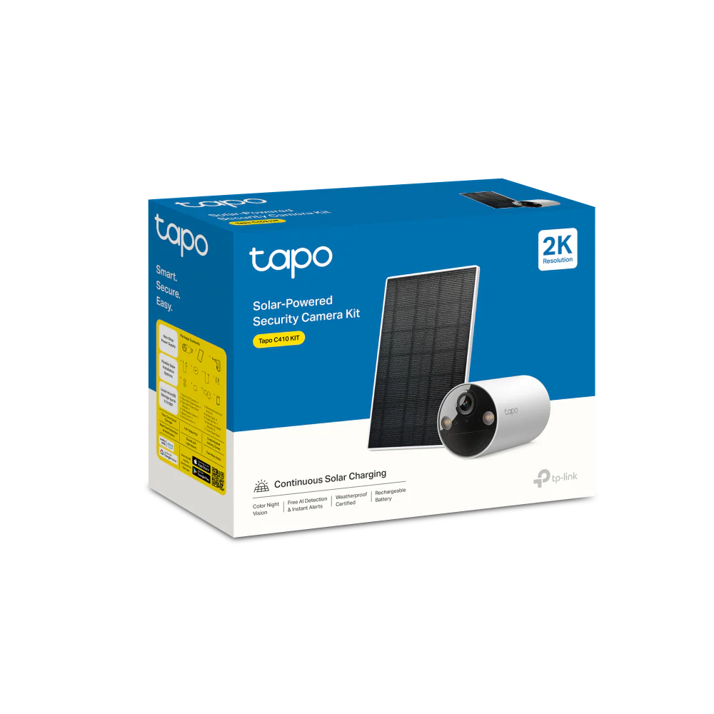 Tapo C410 KIT | Solar-Powered Security Camera Kit, 2K 3MP, Night Vision, Two Way Audio - Image 13