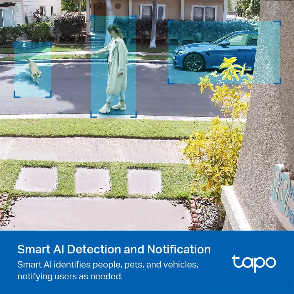Tapo C420S4 |Smart Wire-Free Security Camera System, 4-Camera System - Image 5