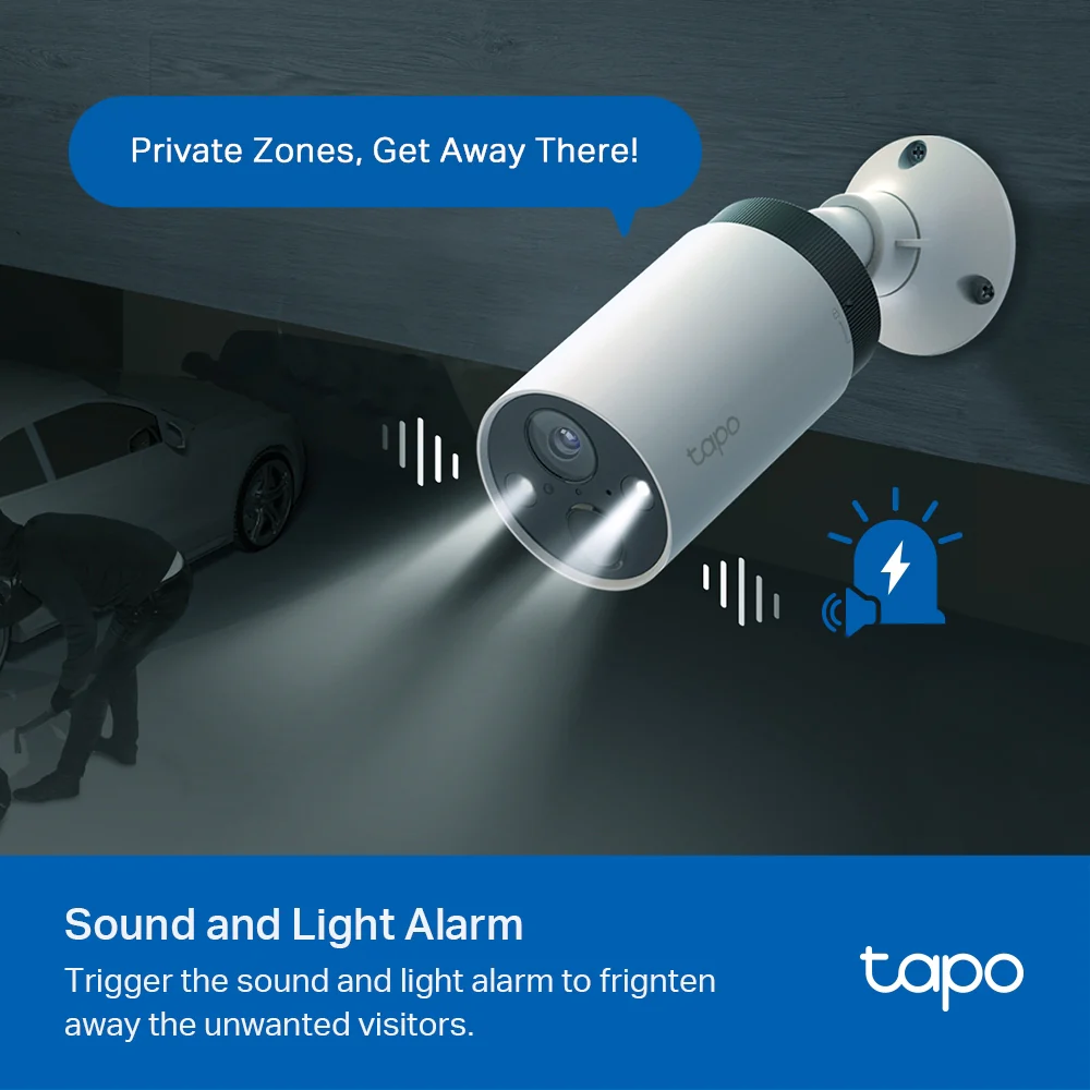 Tapo C420S4 |Smart Wire-Free Security Camera System, 4-Camera System - Image 7