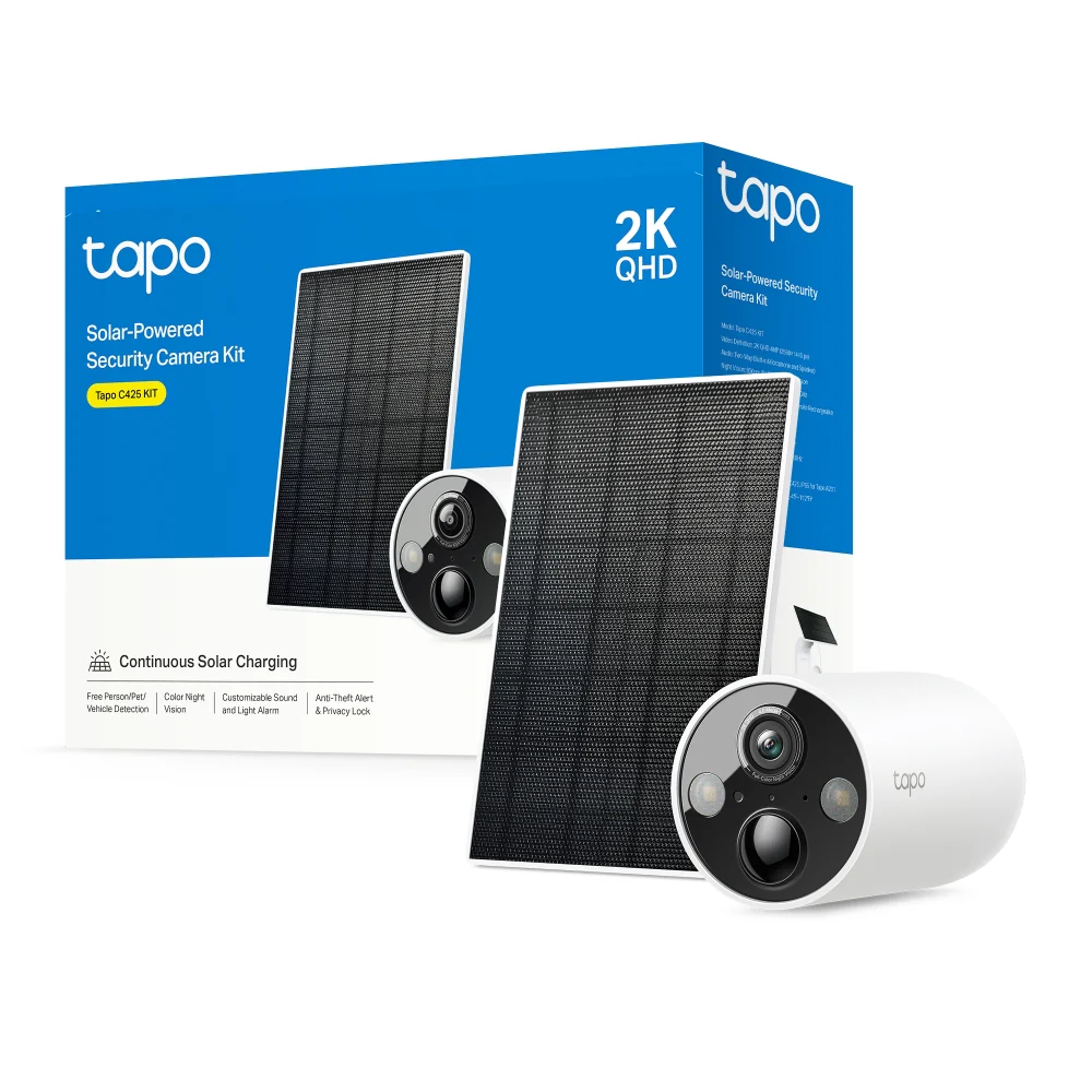 Tapo C425 KIT | Solar-Powered Security Camera Kit, 2K QHD, Colour Night Vision, Free AI Detection - Image 14