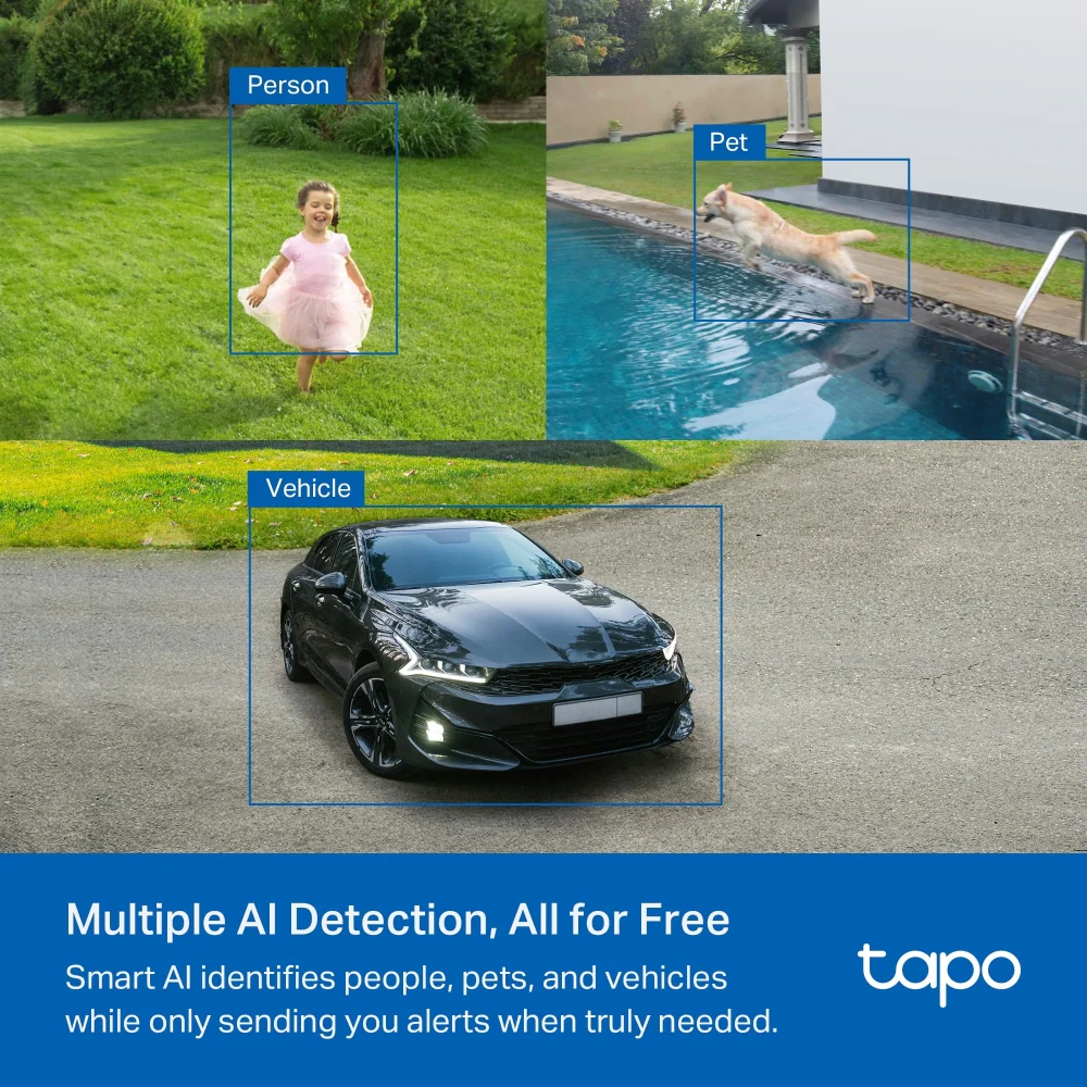 Tapo C425 KIT | Solar-Powered Security Camera Kit, 2K QHD, Colour Night Vision, Free AI Detection - Image 8