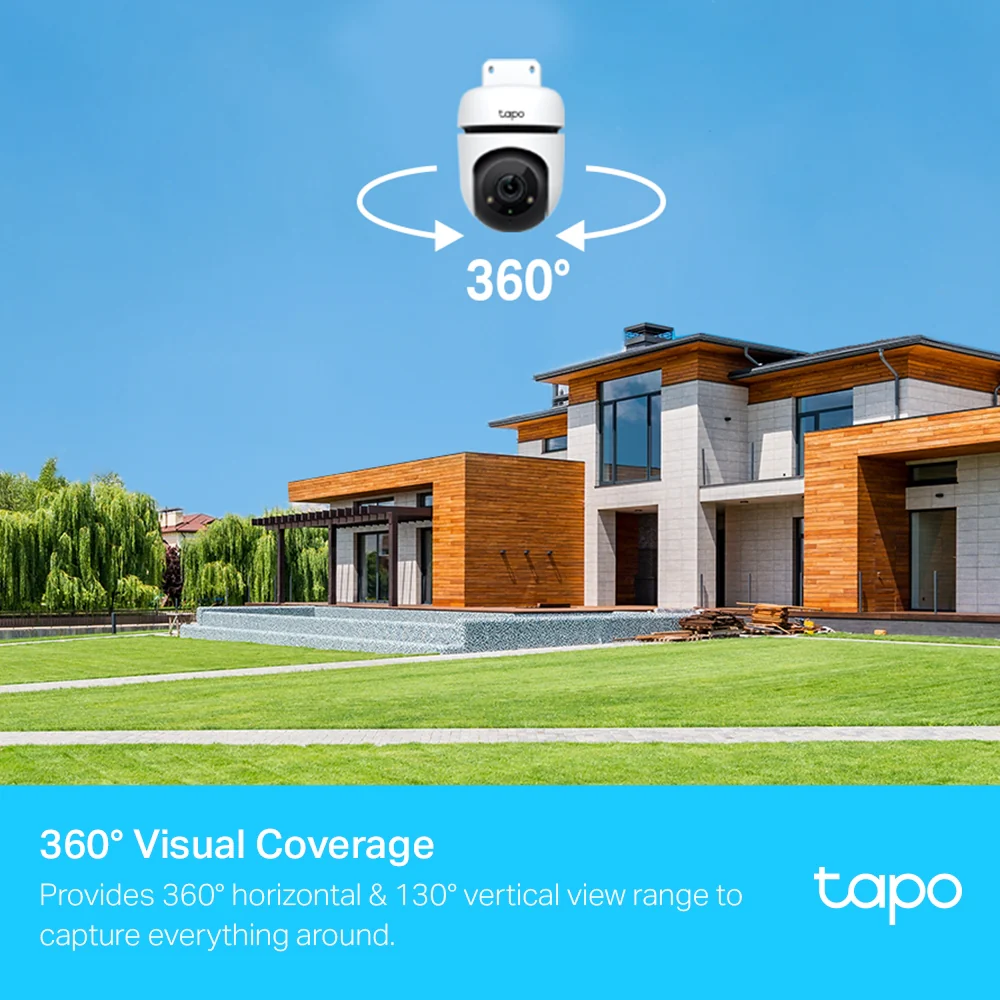 Tapo C500 | Outdoor Pan/Tilt Security Wi-Fi Camera, 1080P, Night Vision, 24/7, Two-Way Audio - Image 4