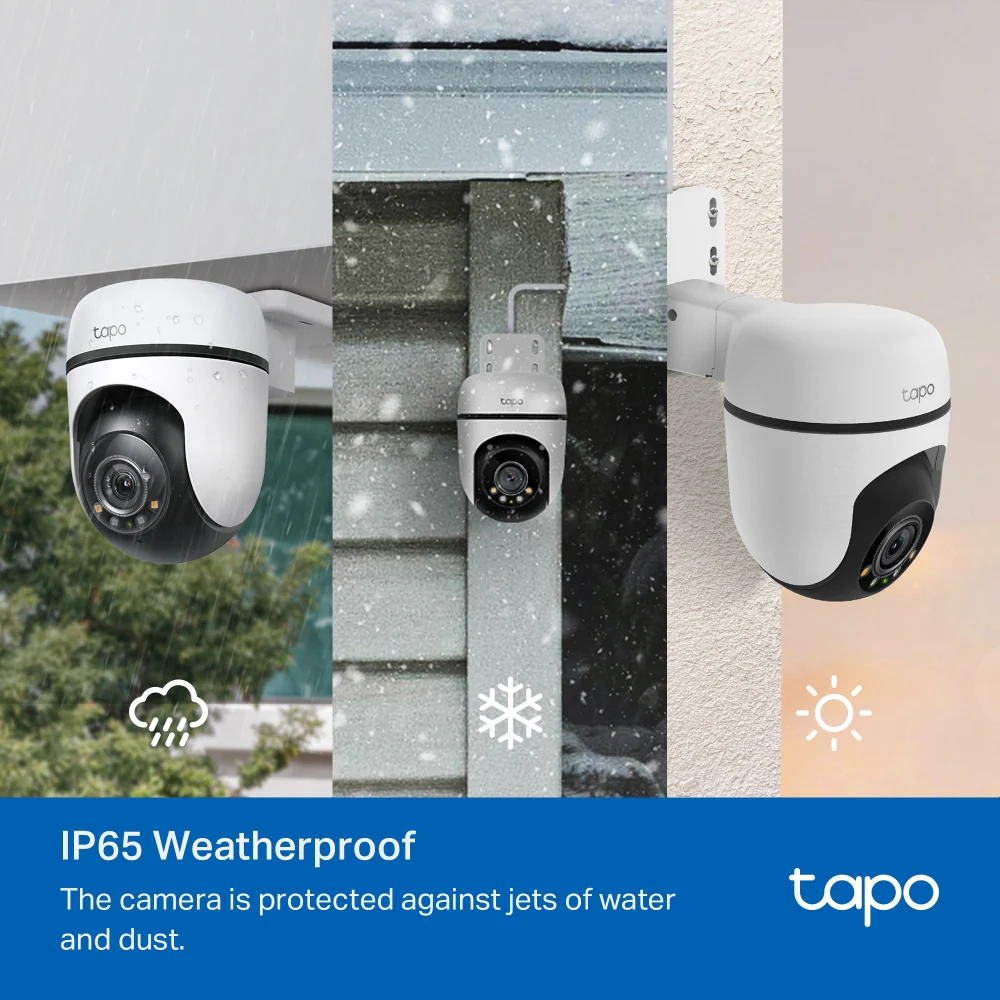 Tapo C510W | Outdoor Pan/Tilt Security Wi-Fi Camera, 2K, Colour Night Vision, Local / Cloud Storage - Image 10