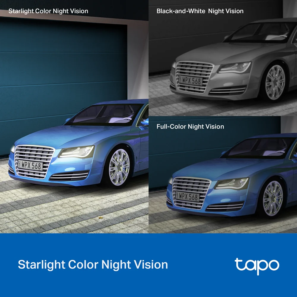 Tapo C520WS | Outdoor Pan/Tilt Security Wi-Fi Camera, 2K QHD, Colour Night Vision - Image 3