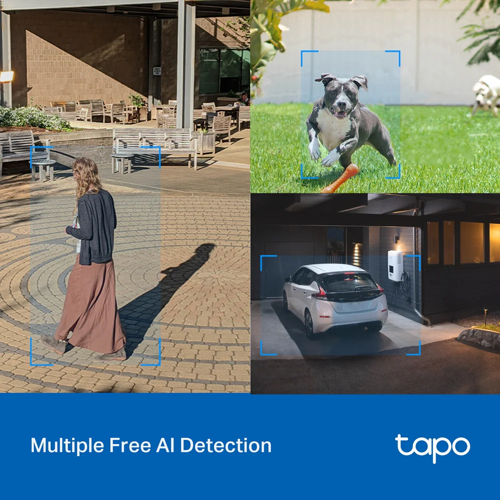 Tapo C520WS | Outdoor Pan/Tilt Security Wi-Fi Camera, 2K QHD, Colour Night Vision - Image 5