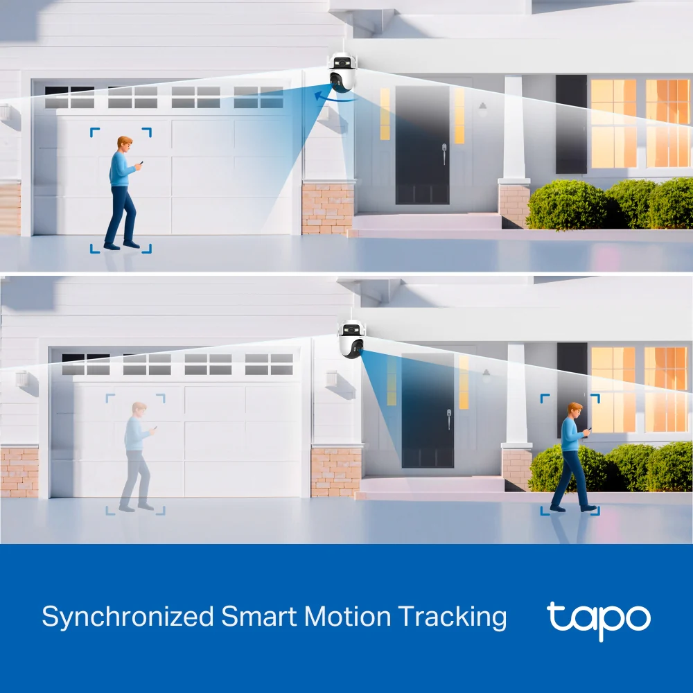 Tapo C545D | Outdoor Dual-Lens Pan/Tilt Security Camera, Dual 2K 3MP, AI Detection - Image 6
