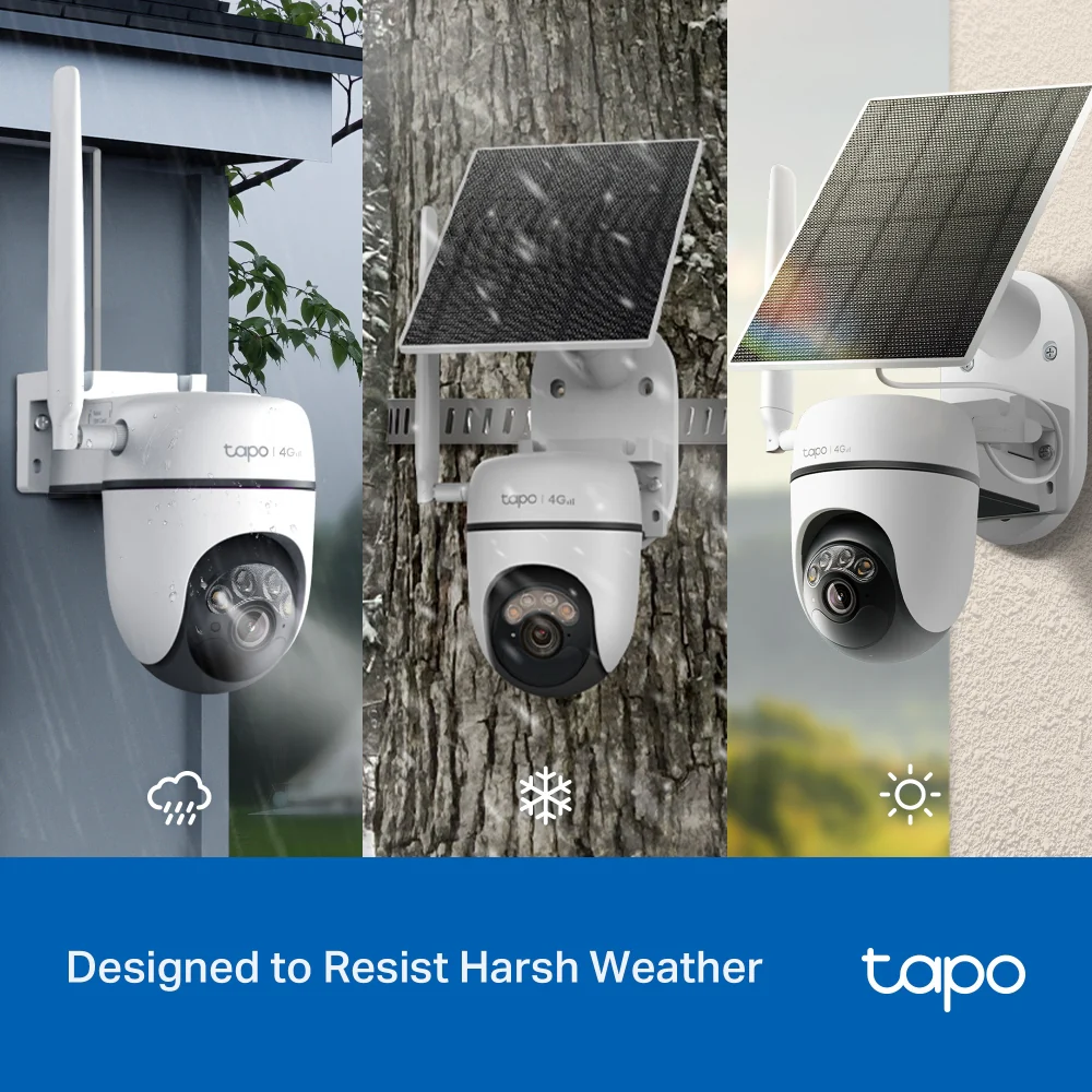 Tapo C615G KIT | Solar Pan/Tilt 4G LTE Security Camera Kit, 2K 3MP, Night Vision - Image 10