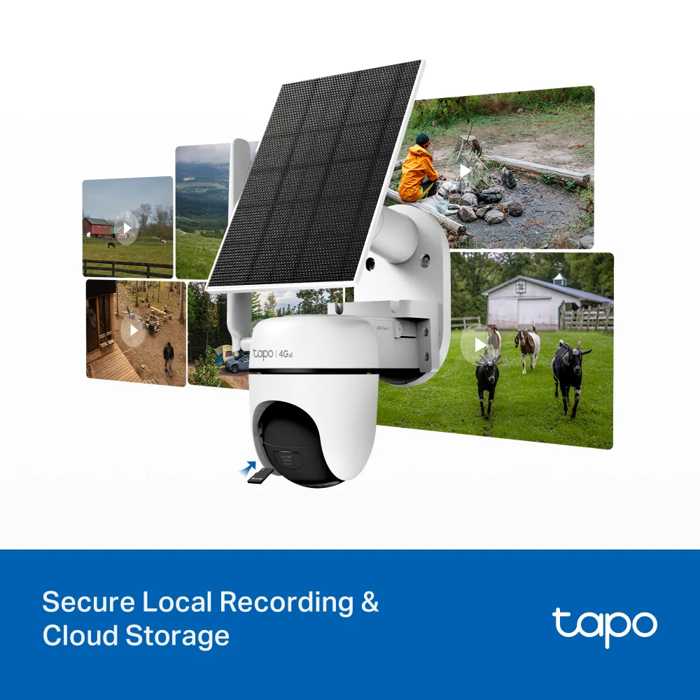 Tapo C615G KIT | Solar Pan/Tilt 4G LTE Security Camera Kit, 2K 3MP, Night Vision - Image 11