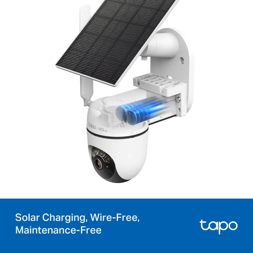 Tapo C615G KIT | Solar Pan/Tilt 4G LTE Security Camera Kit, 2K 3MP, Night Vision - Image 5