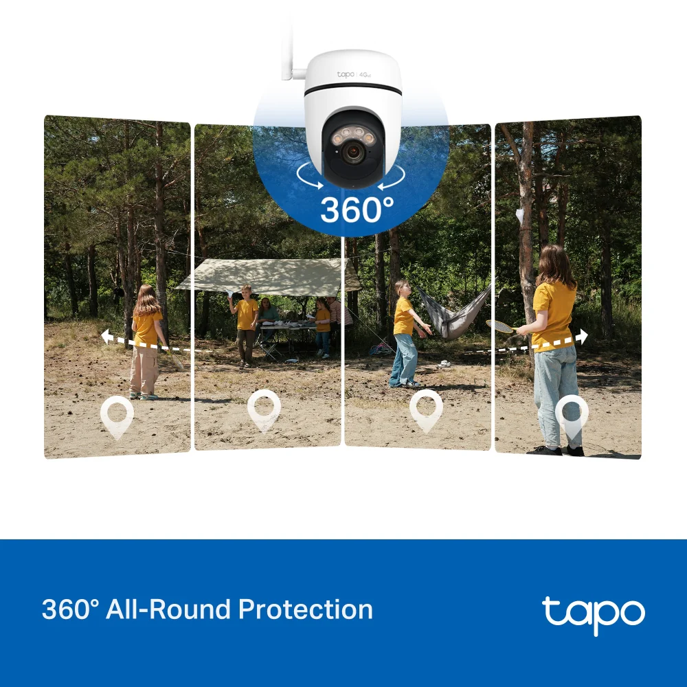 Tapo C615G KIT | Solar Pan/Tilt 4G LTE Security Camera Kit, 2K 3MP, Night Vision - Image 7