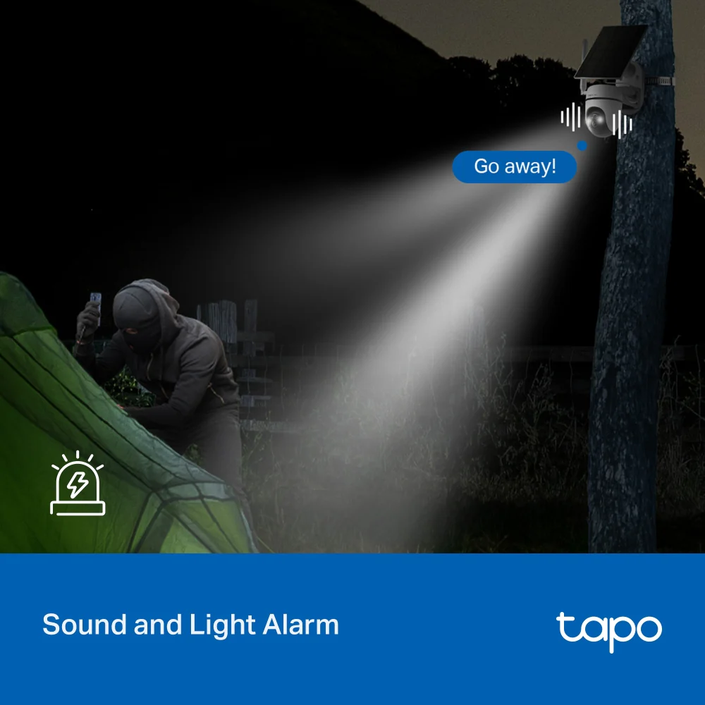 Tapo C615G KIT | Solar Pan/Tilt 4G LTE Security Camera Kit, 2K 3MP, Night Vision - Image 9
