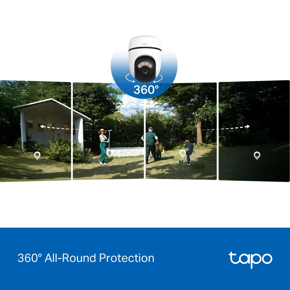 Tapo C630 KIT | Solar Pan/Tilt Security Camera Kit, 3K 5MP, Night Vision - Image 11