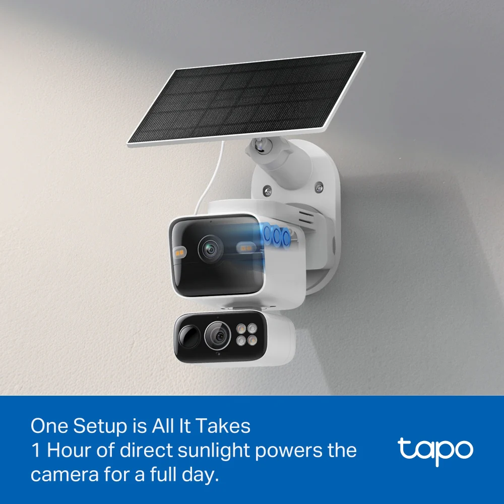 Tapo C645D KIT | Dual-Lens Pan/Tilt Security Camera Kit, 2K - Image 8