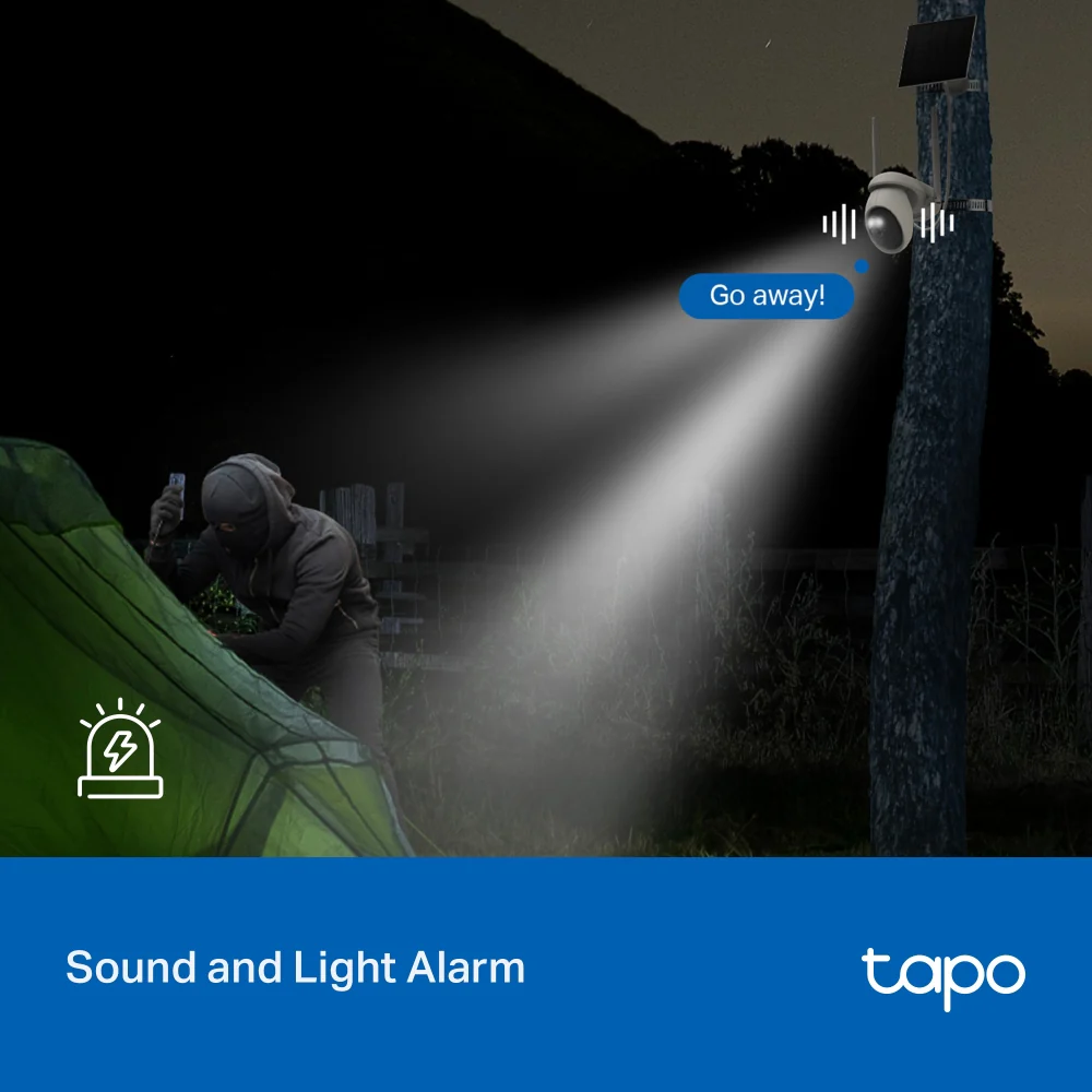 Tapo C665G KIT | Solar Pan/Tilt Wi-Fi/4G LTE Security Camera Kit, 4K 8MP, Night Vision - Image 11