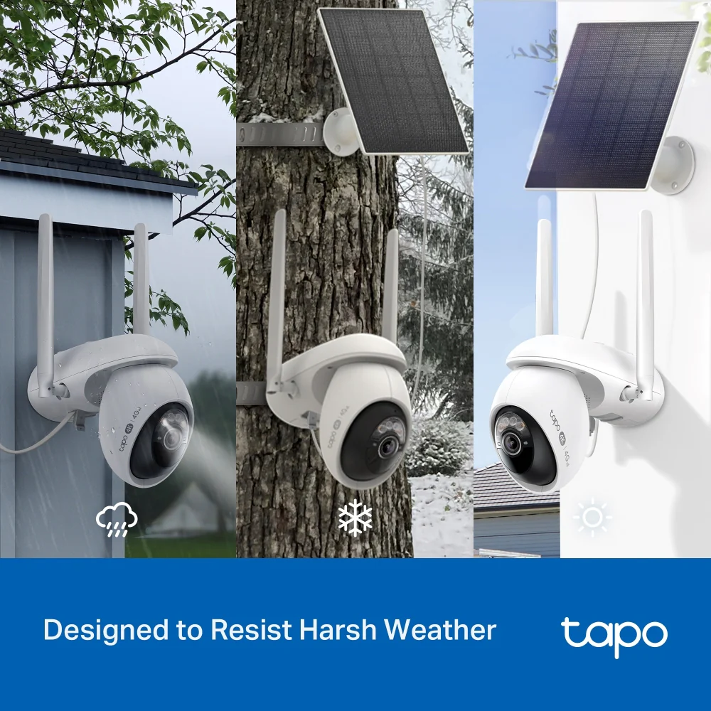 Tapo C665G KIT | Solar Pan/Tilt Wi-Fi/4G LTE Security Camera Kit, 4K 8MP, Night Vision - Image 12