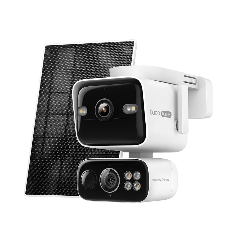 Tapo C675D KIT | Solar Dual-Lens Pan/Tilt Security Camera Kit, Dual 4K 8MP, AI Detection - Image 3