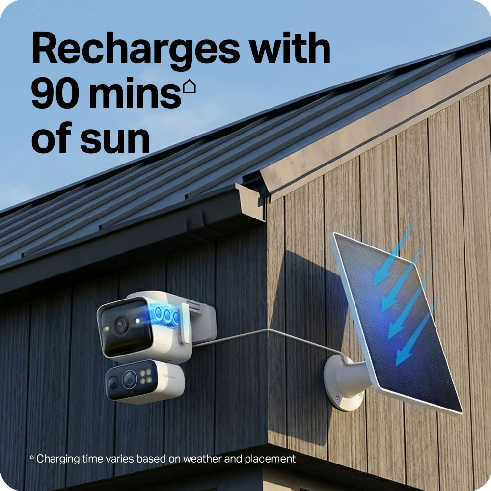 Tapo C675D KIT | Solar Dual-Lens Pan/Tilt Security Camera Kit, Dual 4K 8MP, AI Detection - Image 7