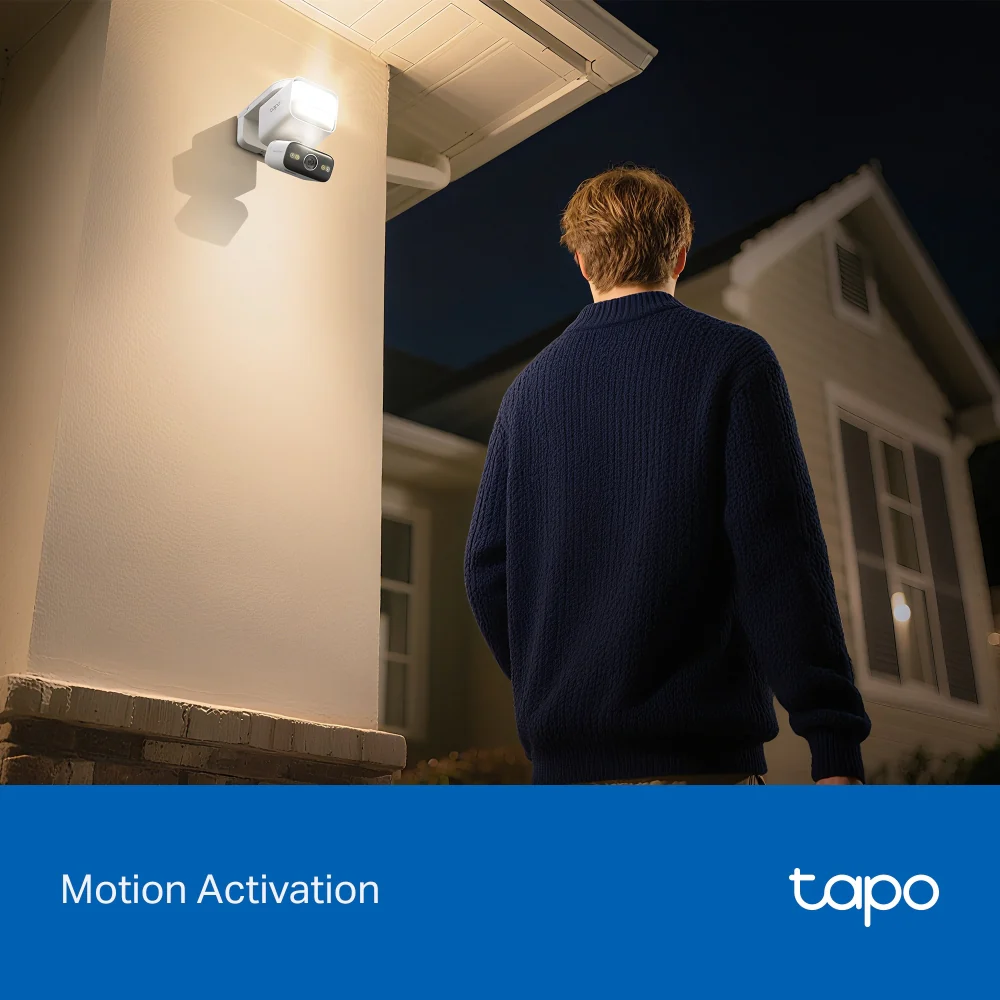 Tapo C710 | Outdoor Pan/Tilt Floodlight Camera, 2K 3MP, AI Tracking - Image 7