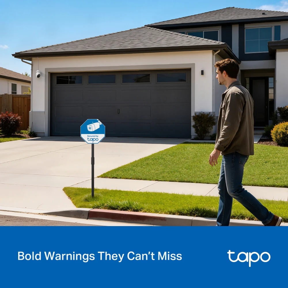 Tapo CA510 | Tapo Security Sign & Sticker Pack - Image 3