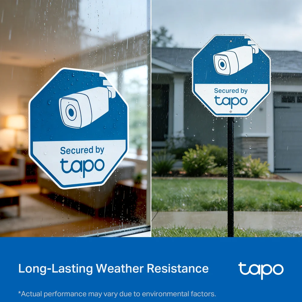 Tapo CA510 | Tapo Security Sign & Sticker Pack - Image 4