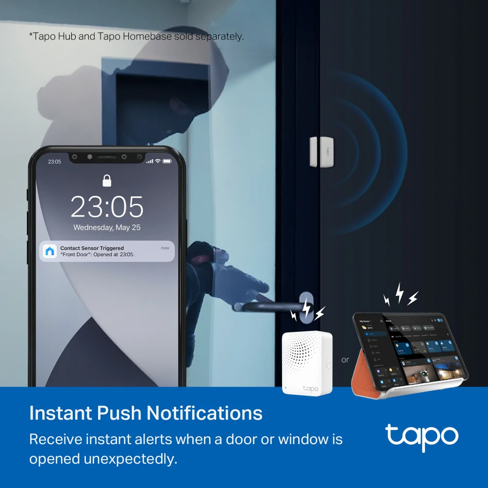 Tapo Complete Entryway Security Kit, 1 Doorbell + 2 Sensors + 3 Cameras - Image 26