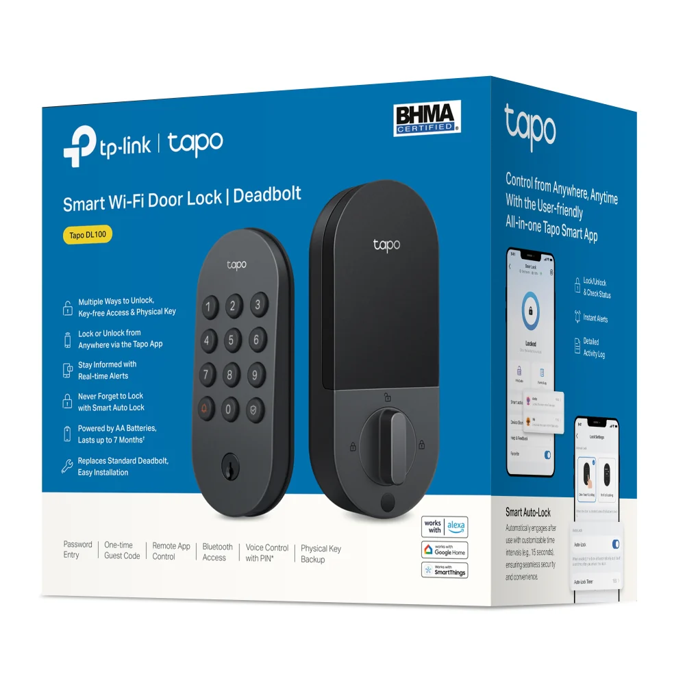Tapo DL100 | Smart Door Lock, Multiple Unlock Methods - Image 11