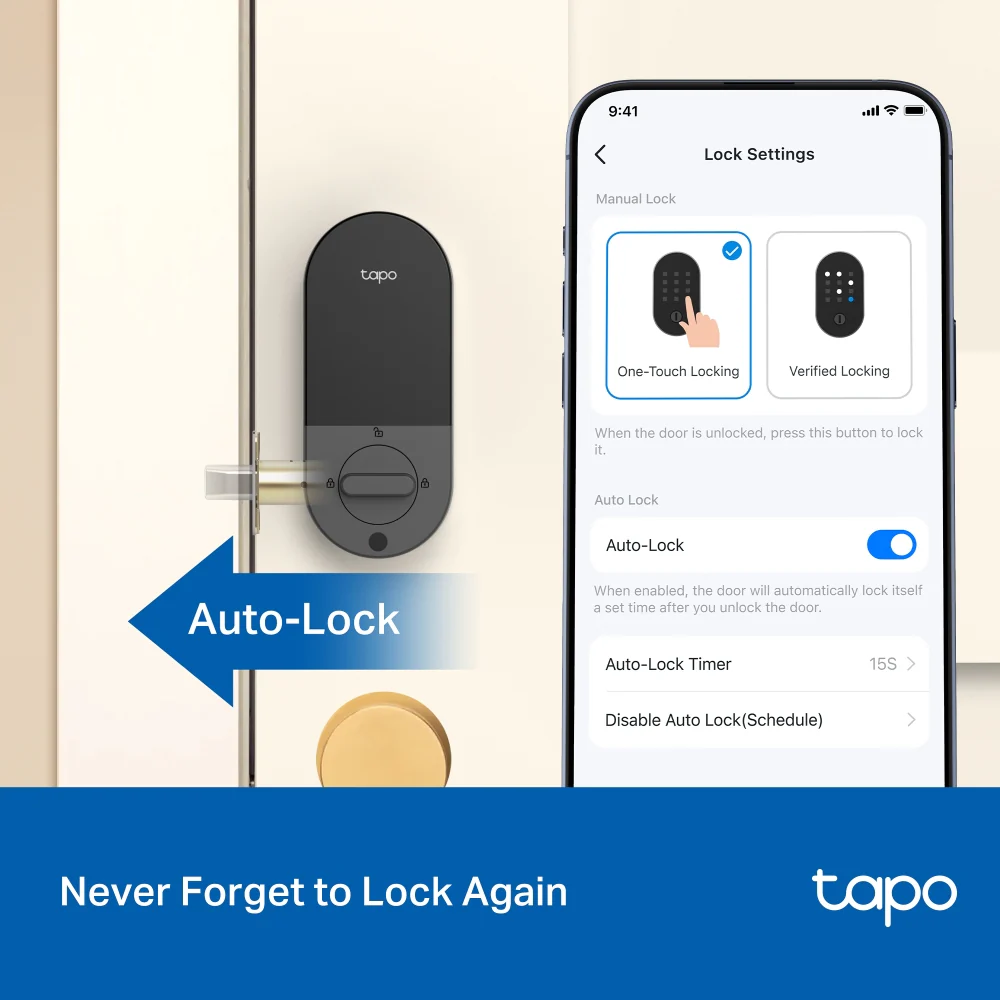Tapo DL100 | Smart Door Lock, Multiple Unlock Methods - Image 6