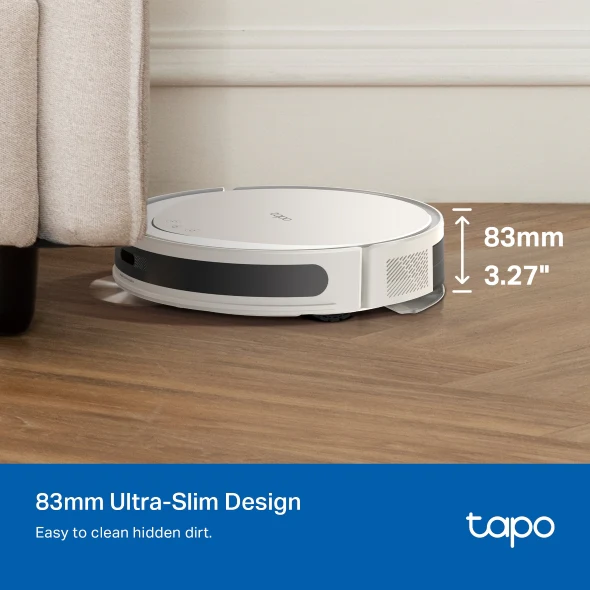 Tapo RV20 Max Plus White | Robot Vacuum & Mop with Auto-Empty Dock, 5300Pa Suction, LiDAR Navigation - Image 5